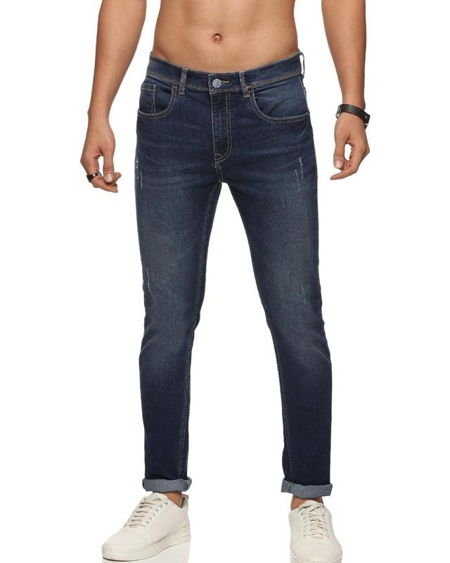 men's-blue-washed-slim-fit-jeans