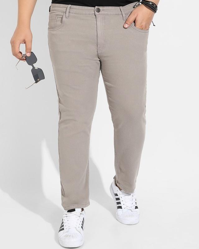 men's-grey-oversized-plus-size-jeans