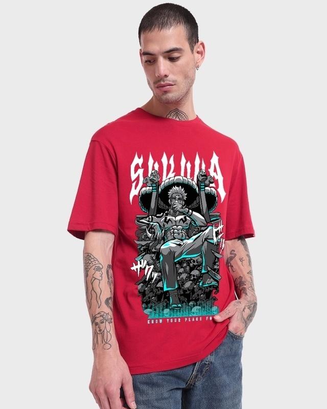 men's-red-ryomen-sukuna-graphic-printed-oversized-t-shirt