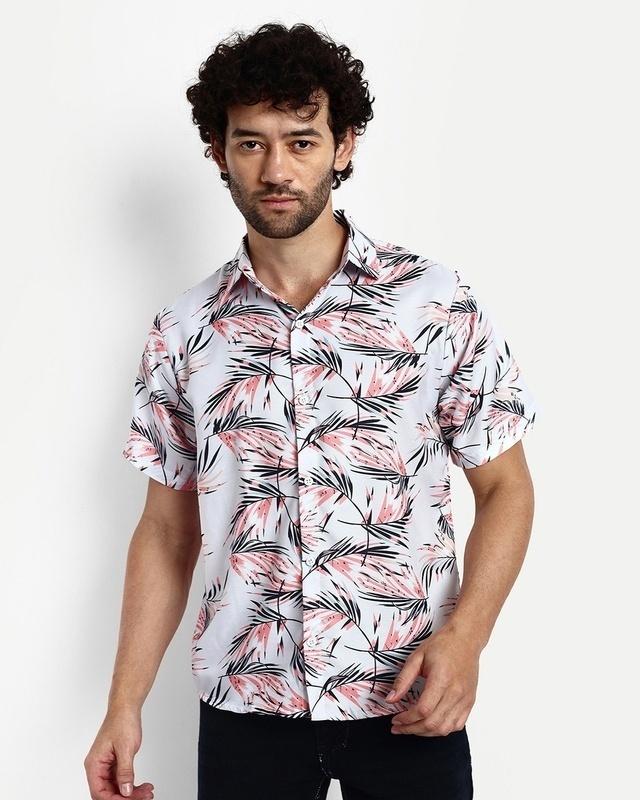 men's-white-all-over-leaf-printed-shirt