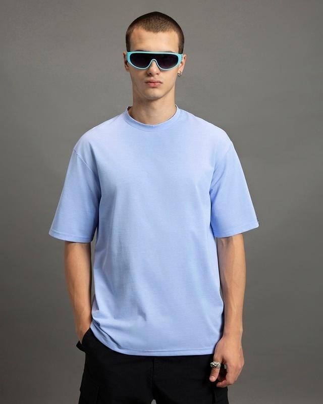 men's-blue-oversized-t-shirt