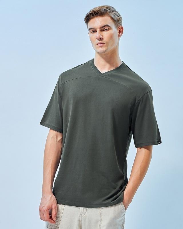 Men's Grey Oversized T-shirt