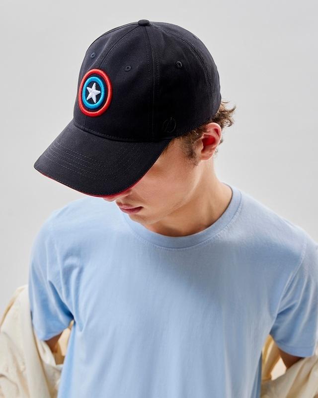 unisex-black-first-avenger-baseball-cap