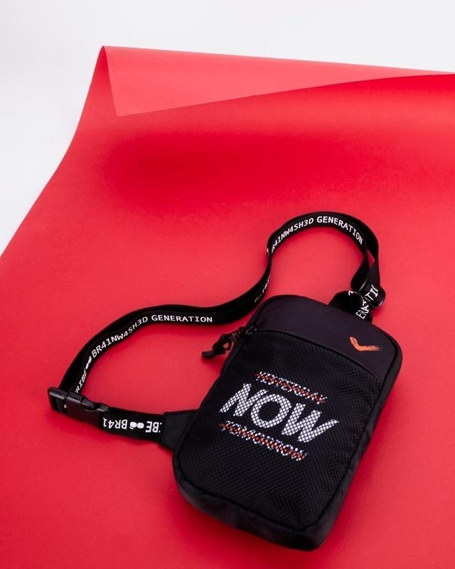 unisex-black-now-or-never-typography-sling-bag