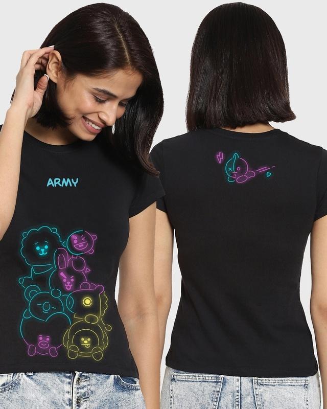 women's-black-bts-glow-graphic-printed-t-shirt