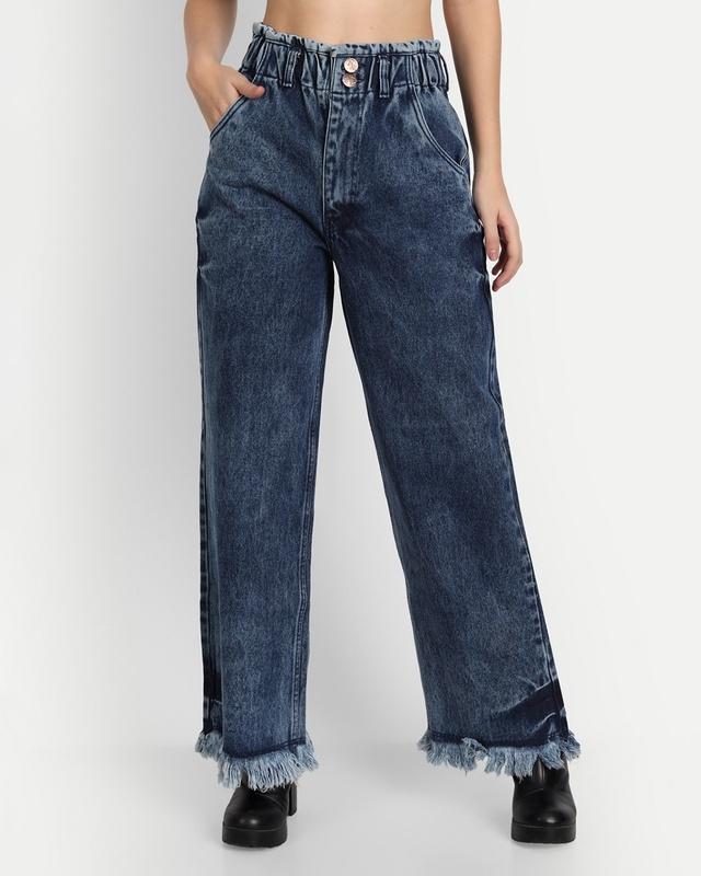 women's-blue-washed-wide-leg-fit-jeans
