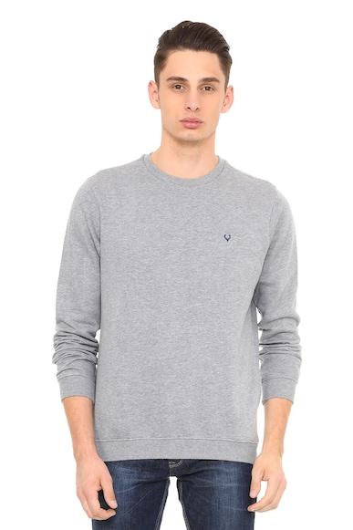 men-grey-crew-neck-full-sleeves-casual-sweatshirt