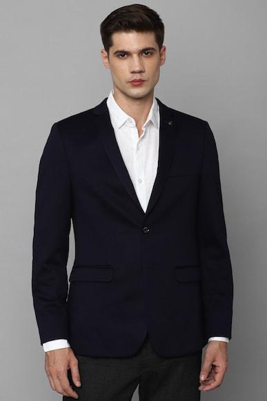 men-navy-ultra-slim-fit-solid-casual-blazer
