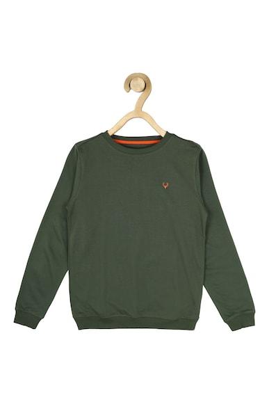 boys-olive-solid-regular-fit-sweatshirt