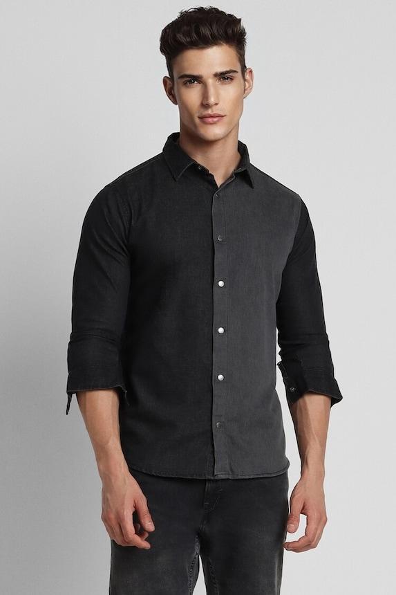 forever-21-men-black-printed-shirts