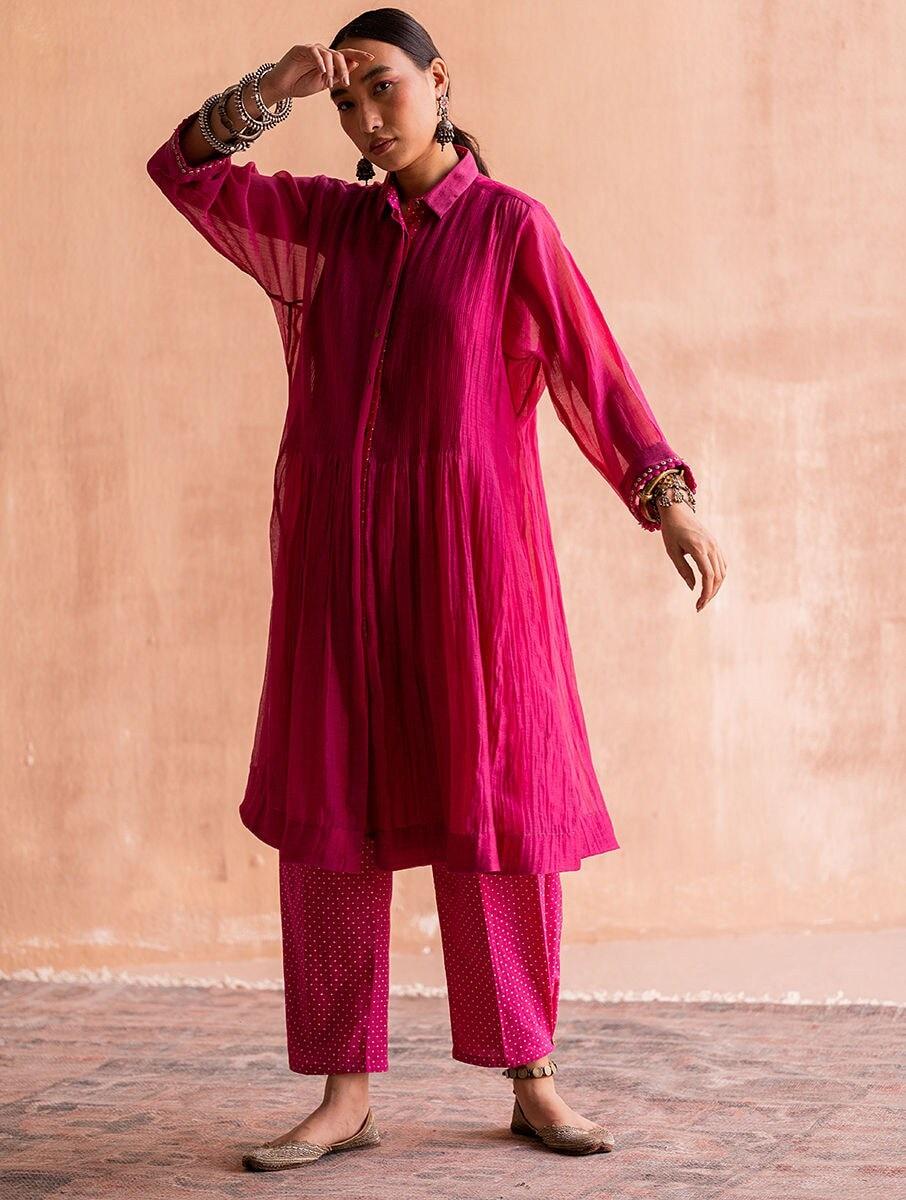 women-pink-cotton-printed-regular-regular-fit-pants