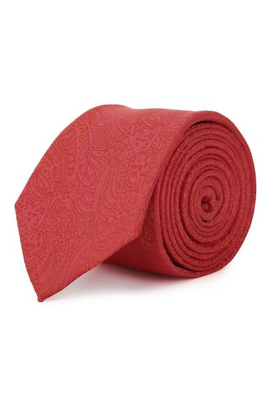 Men Red Print Tie