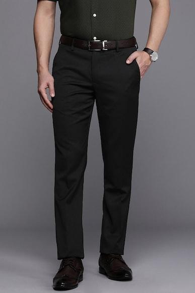 men-black-slim-fit-solid-flat-front-formal-trousers