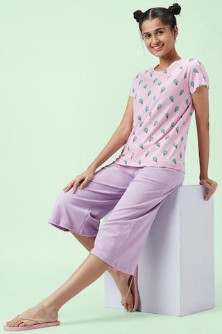 pink-printed-sleepwear-half-sleeves-round-neck-women-comfort-fit-top