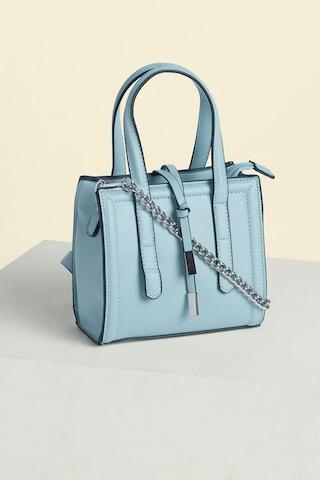 medium-blue-solid-casual-semi-pu-women-fashion-bag