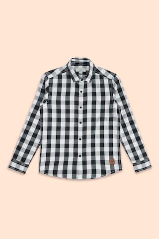 black-check-casual-full-sleeves-regular-collar-boys-regular-fit-shirt