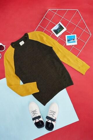yellow-solid-casual-full-sleeves-round-neck-boys-regular-fit-sweater