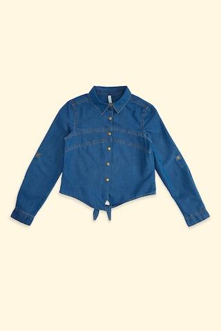medium-blue-solid-casual-full-sleeves-regular-collar-girls-regular-fit-blouse
