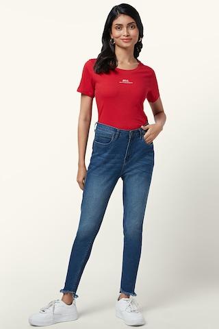 red-printed-casual-half-sleeves-round-neck-women-regular-fit-t-shirt