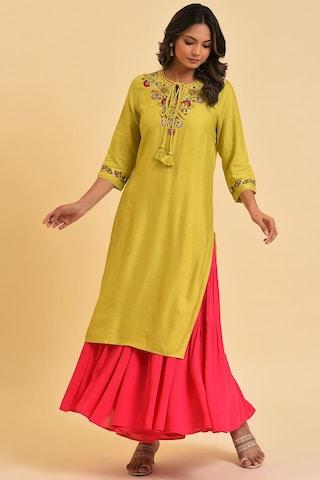 Pink Solid Ankle-Length Casual Women Loose Fit Sharara