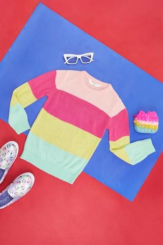 multi-coloured-color-blocked-winterwear-full-sleeves-round-neck-girls-regular-fit--sweater