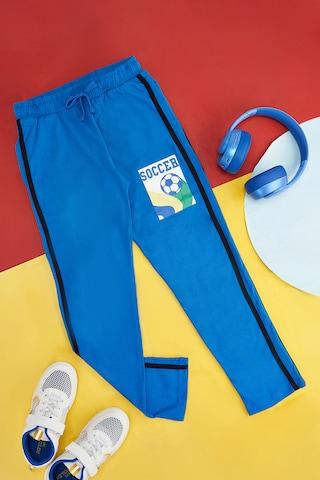 medium-blue-print-full-length--casual-boys-regular-fit--track-pants