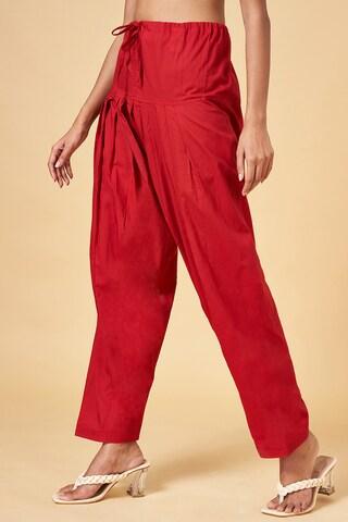 red-solid-full-length--casual-women-regular-fit--salwar