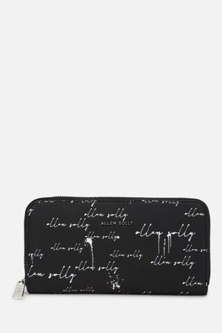 black-print-casual-polyurethane-women-wallet