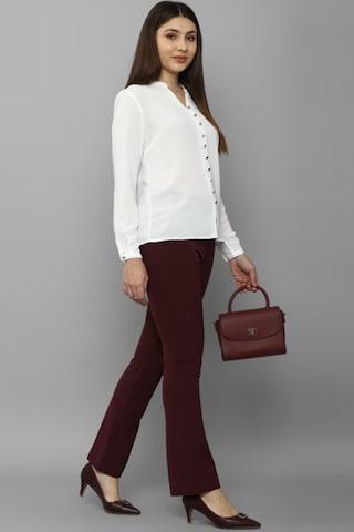 white-solid-casual-full-sleeves-mandarin-women-regular-fit-top