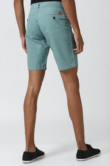 men-blue-print-regular-fit-casual-shorts