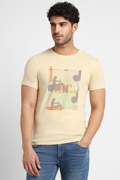 men-beige-graphic-print-crew-neck-graphic-t-shirts