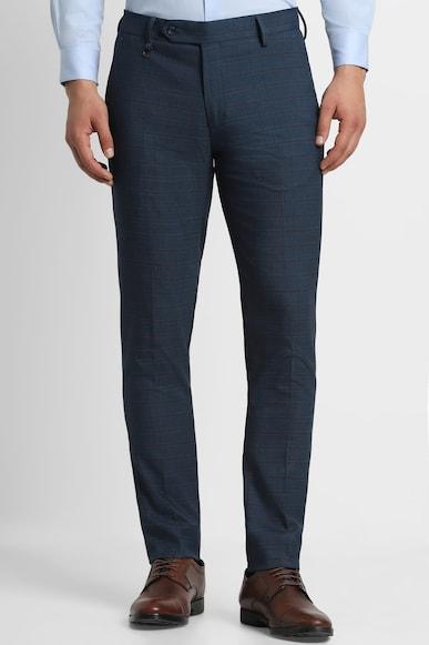 men-navy-check-ultra-slim-fit-formal-trousers