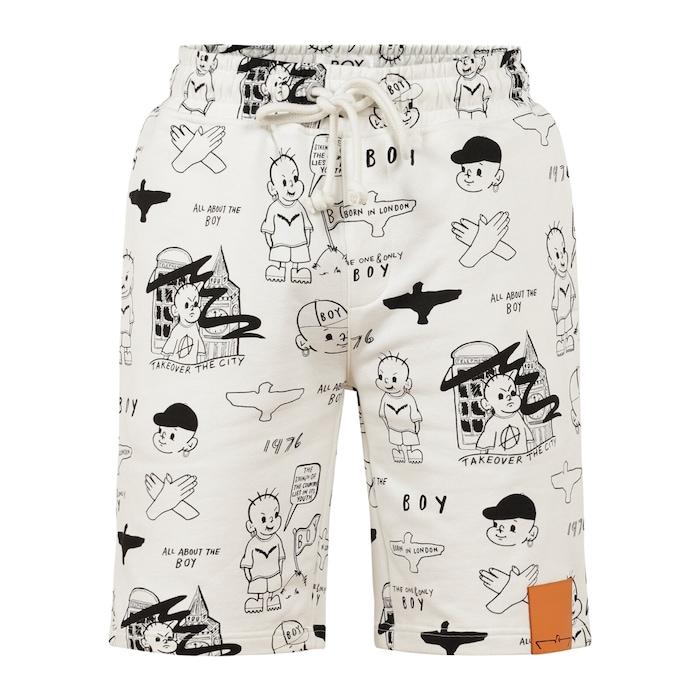 Men Off-White Boy Repeating Shorts