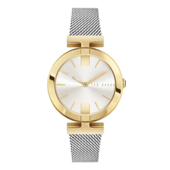 Women Silver-Tone dial and Stainless Steel Mesh Bracelet Watch