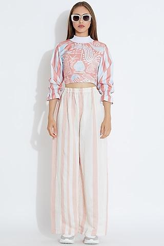 pink-&-white-printed-blouse