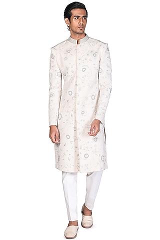 white-khadi-embroidered-sherwani