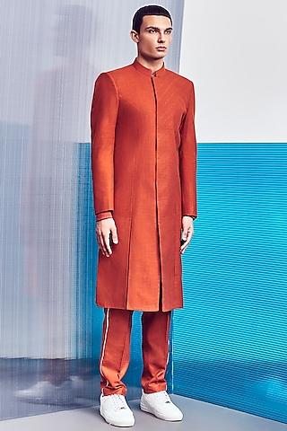 rust-red-embroidered-sherwani