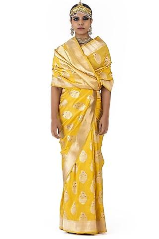yellow-varanasi-silk-brocade-saree
