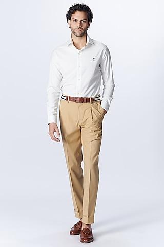 beige-stretch-poplin-trousers