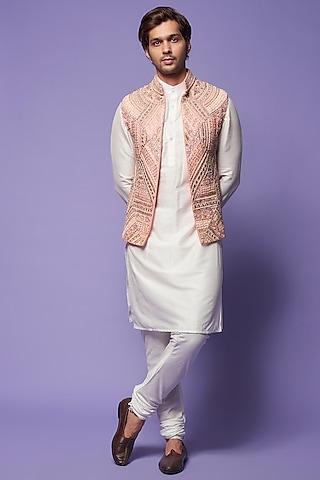 peach-cotton-silk-hand-embroidered-bundi-jacket