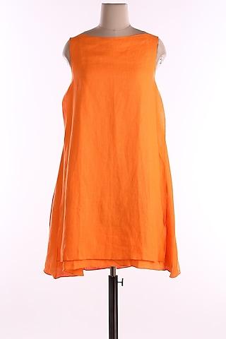 orange-georgette-tunic