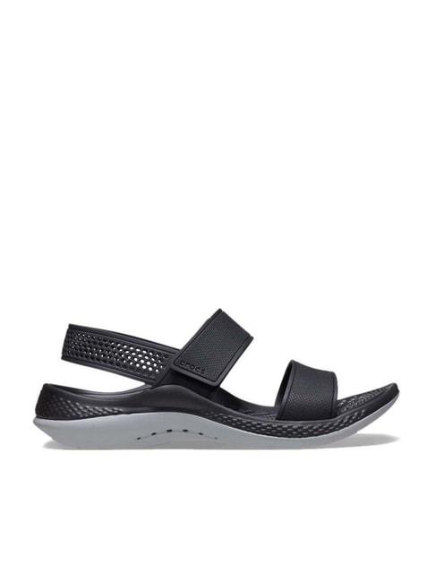crocs-women's-literide-360-black-floater-sandals