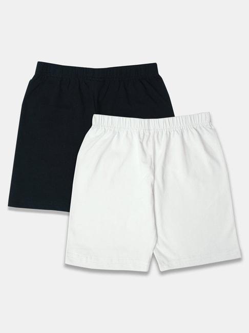 Sillysally Kids Black & White Regular Fit Bloomers (Pack of 2)