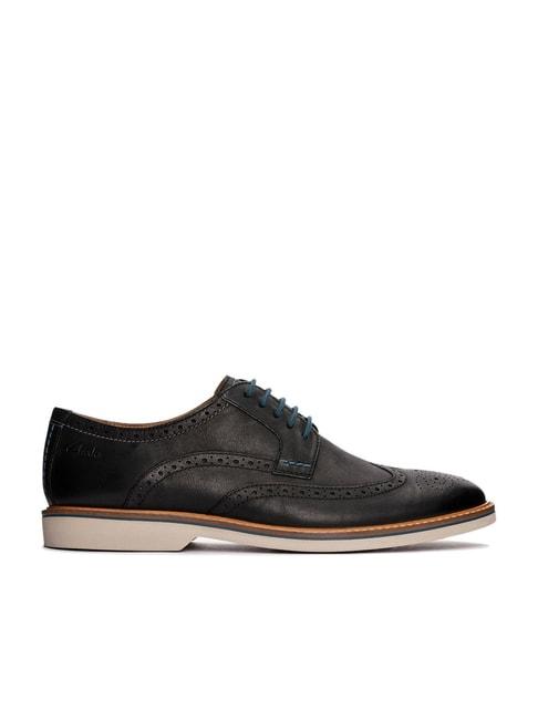 Clarks Men's AtticusLTLimit Black Brogue Shoes