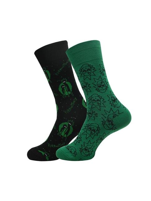 BALENZIA Multicolor Printed Socks (Pack of 2)