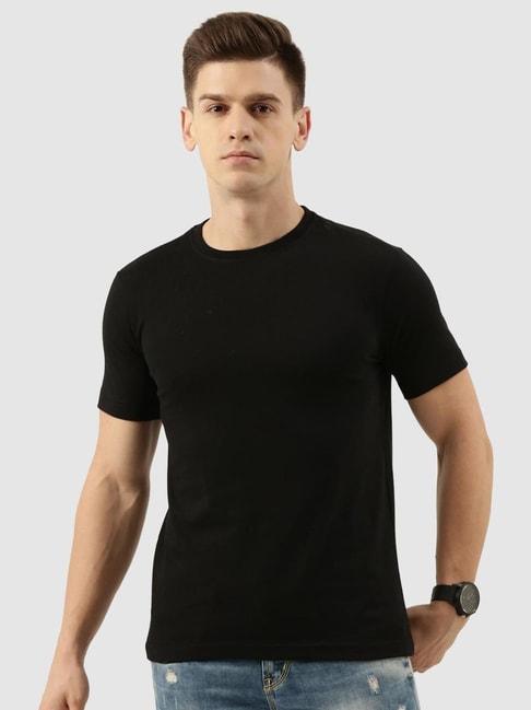 bene-kleed-black-regular-fit-t-shirt