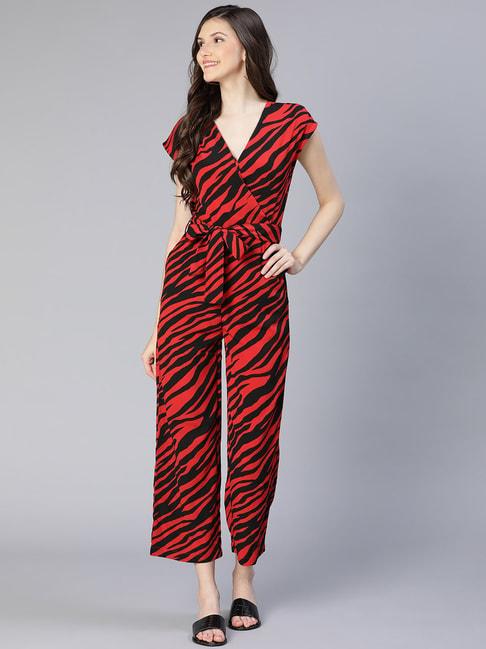 oxolloxo-red-&-black-printed-jumpsuit
