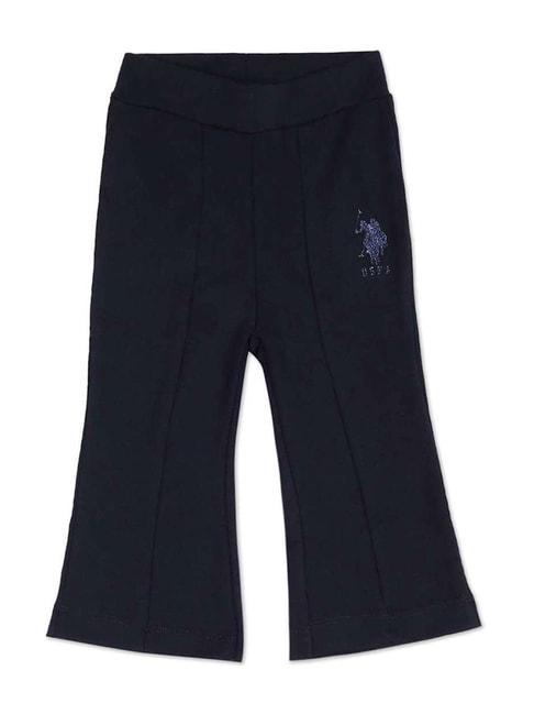 U.S. Polo Assn. Kids Blue Cotton Regular Fit Trackpants