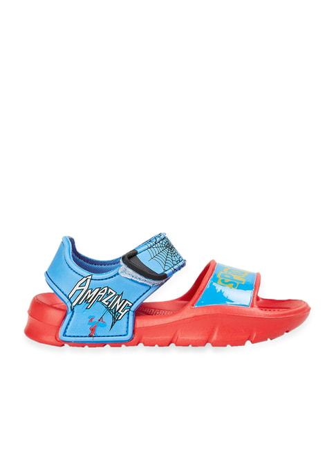 Fame Forever by Lifestyle Kids Spiderman Blue & Red Floater Sandals