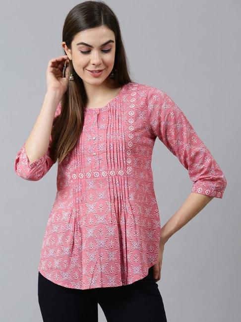 qomn-pink-cotton-floral-print-top